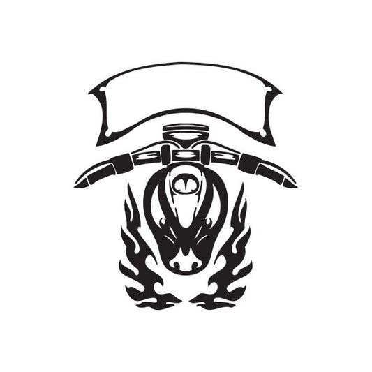 Image of Chopper Wall Decal - Vinyl Decal - Car Decal - DC 155