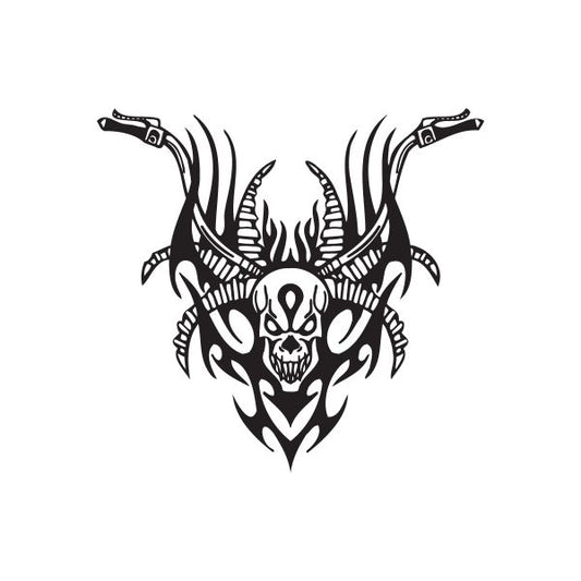 Image of Chopper Wall Decal - Vinyl Decal - Car Decal - DC 217