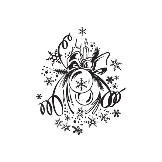 Image of Christmas Decorations Darling Ornaments Decal