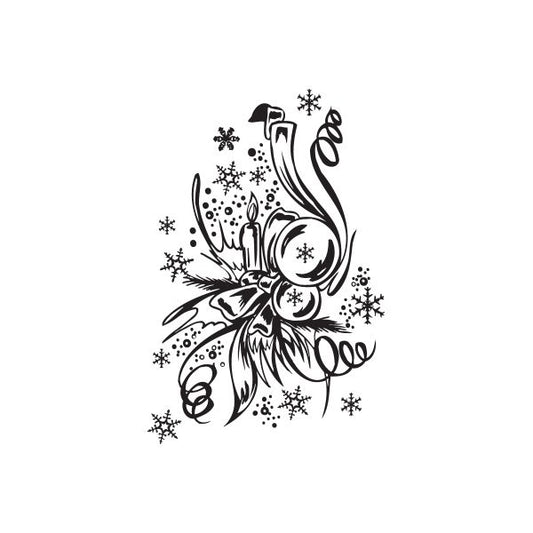 Image of Christmas Decorations Delightful Ornament Decal