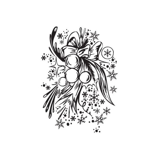 Image of Christmas Decorations Fantasy Ornaments Decal