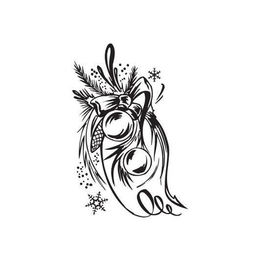 Image of Christmas Decorations Jolly Ornament Decal