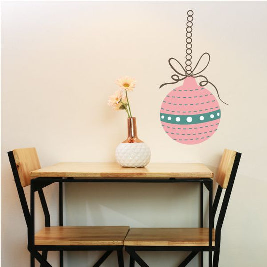 Image of Christmas Ornament Wall Decal - Vinyl Sticker - Car Sticker - IDCOLOR029