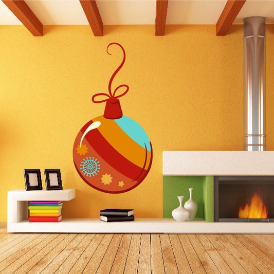 Image of Christmas Ornament Wall Decal - Vinyl Sticker - Car Sticker - IDCOLOR065