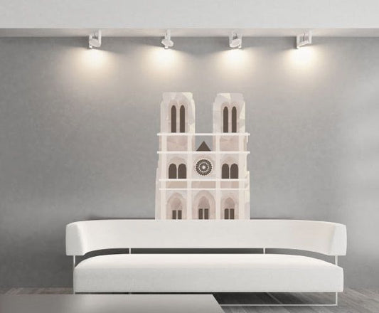 Image of Church Basilica Wall Decal - Vinyl Decal - Car Decal - Idcolor001