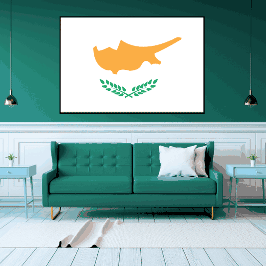 Image of Chypre Flag Sticker
