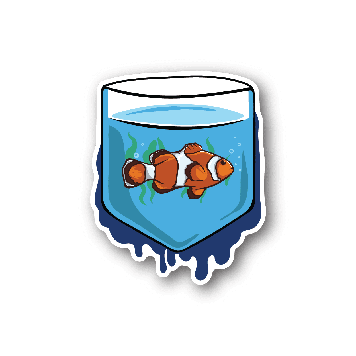 Image of Clown Fish in Pocket Sticker