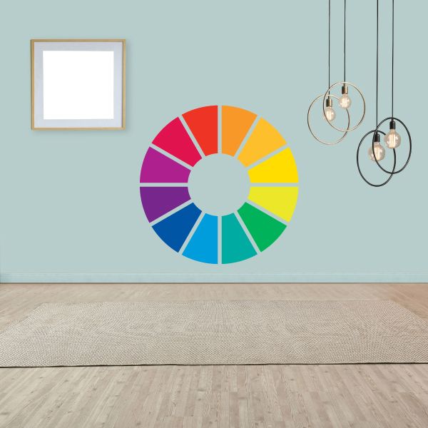 Image of Color Wheel Wall Decal - Vinyl Decal - Car Decal - Idcolor006