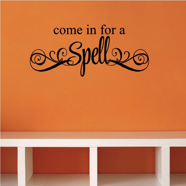 Image of Come in for a Spell Decorative Style Decal