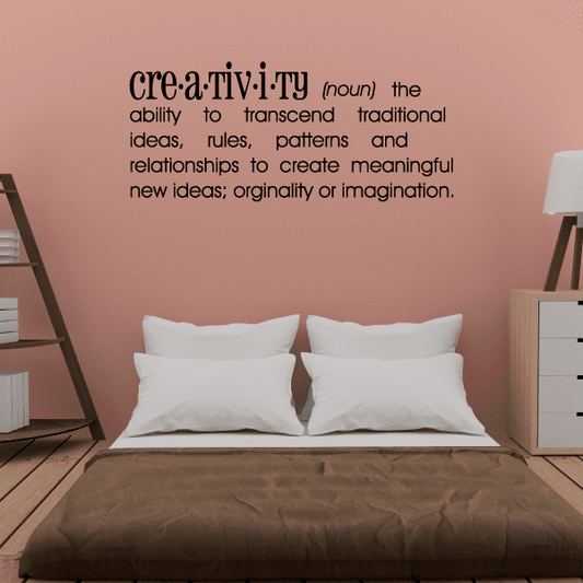 Image of Creativity Definition Wall Decal