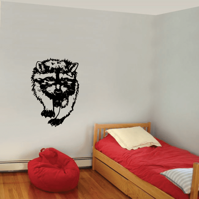 Image of Creeping Raccoon Decal