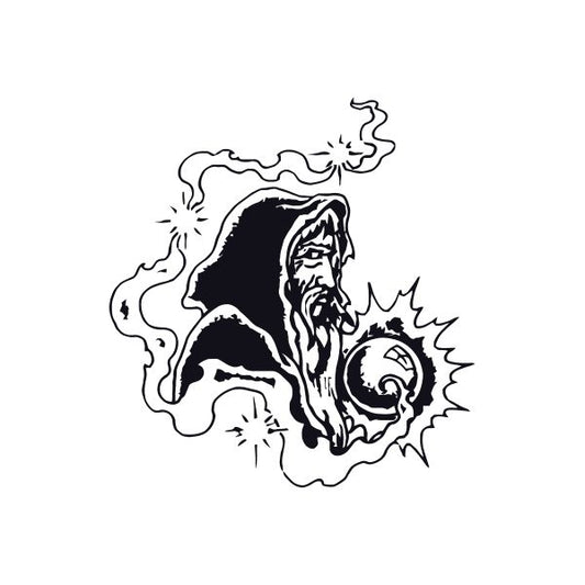Image of Crystal Ball Wizard Decal