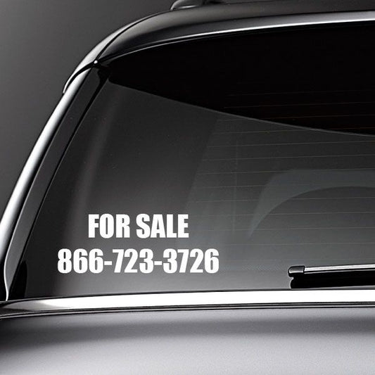 Custom For Sale Decal