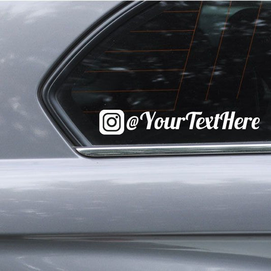 Image of Custom Instagram Decal