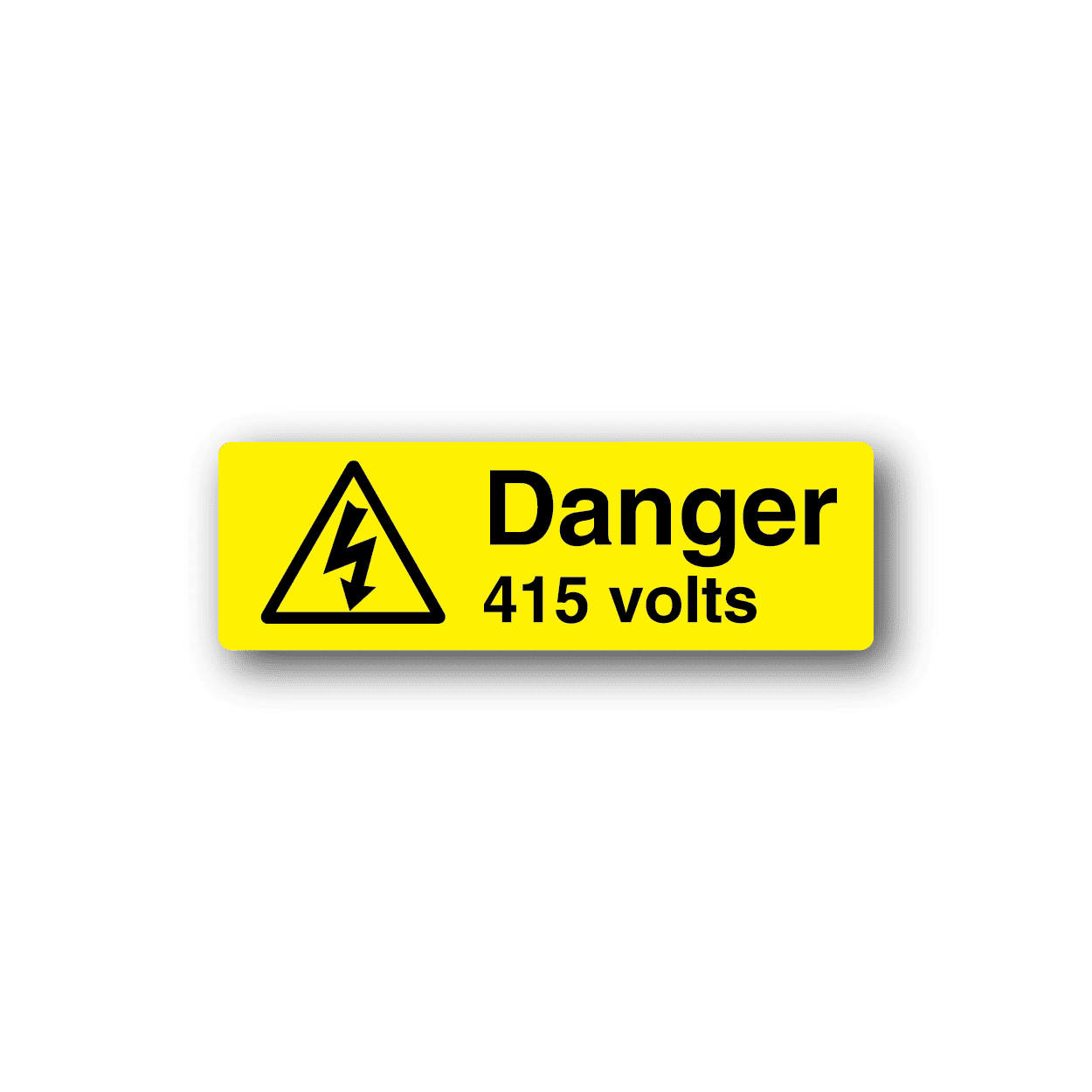 Image of Danger 415 Volts Sticker