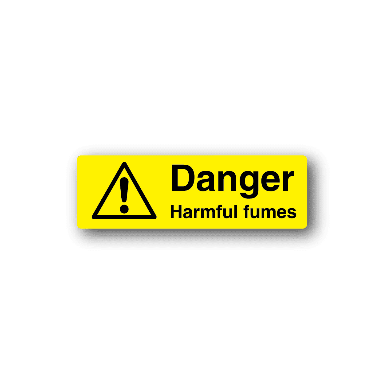 Image of Danger Harmful Fumes Sticker