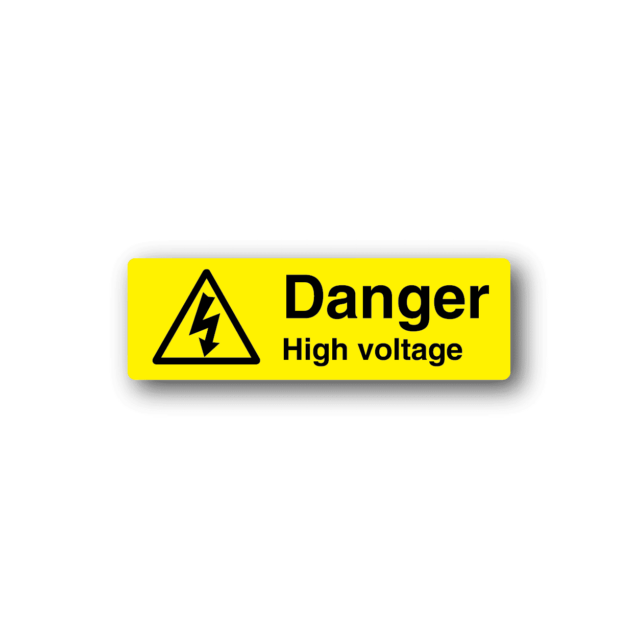 Image of Danger High Voltage Sticker