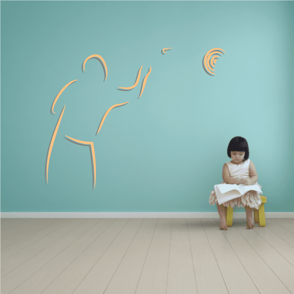 Image of Darts Wall Decal - Vinyl Sticker - Car Sticker - Die Cut Sticker - CDScolor0018