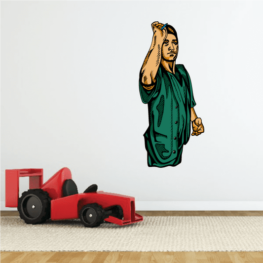 Image of Darts Wall Decal - Vinyl Sticker - Car Sticker - Die Cut Sticker - CDScolor0049