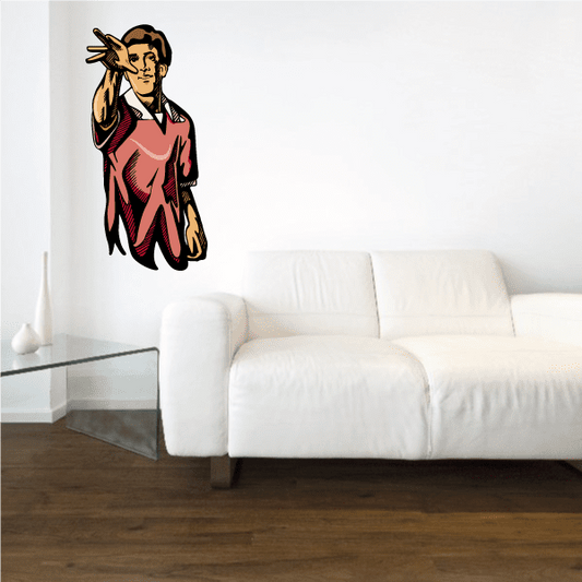Image of Darts Wall Decal - Vinyl Sticker - Car Sticker - Die Cut Sticker - CDScolor0051