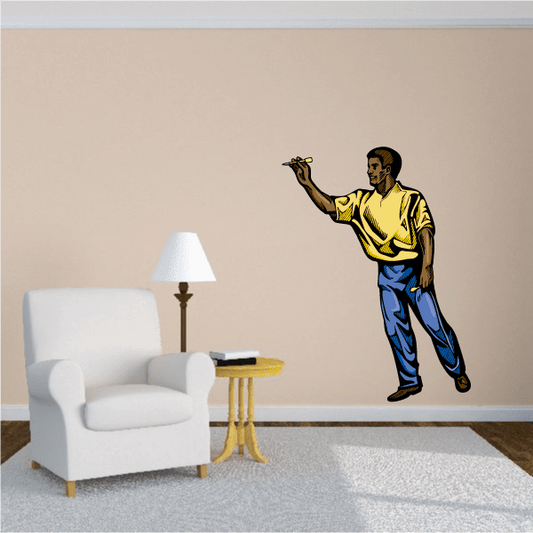 Image of Darts Wall Decal - Vinyl Sticker - Car Sticker - Die Cut Sticker - CDScolor0052