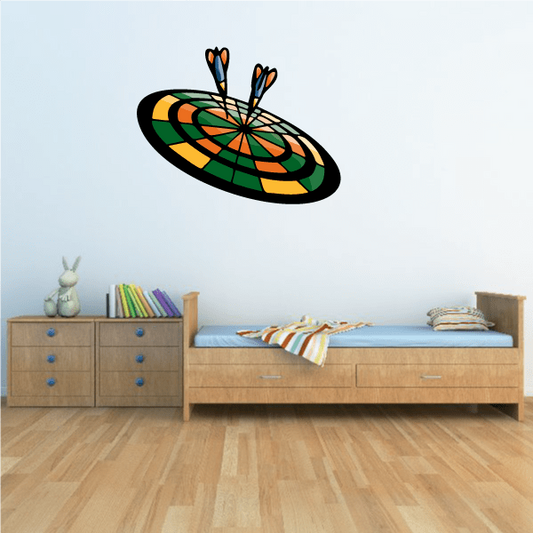 Image of Darts Wall Decal - Vinyl Sticker - Car Sticker - Die Cut Sticker - CDScolor0063