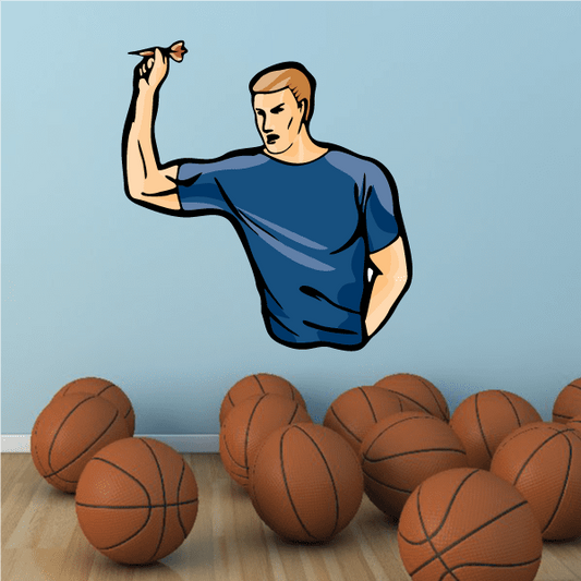 Image of Darts Wall Decal - Vinyl Sticker - Car Sticker - Die Cut Sticker - CDScolor0064