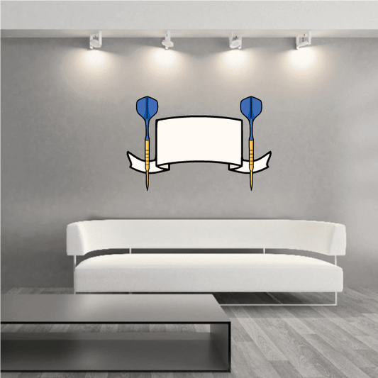 Image of Darts Wall Decal - Vinyl Sticker - Car Sticker - Die Cut Sticker - CDScolor0080