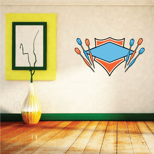 Image of Darts Wall Decal - Vinyl Sticker - Car Sticker - Die Cut Sticker - CDScolor0081