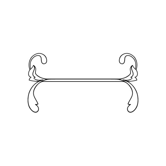 Image of Design Elements Custom Pinstripes Lines Corners Car Window Vinyl Decal Sticker Stickers 23