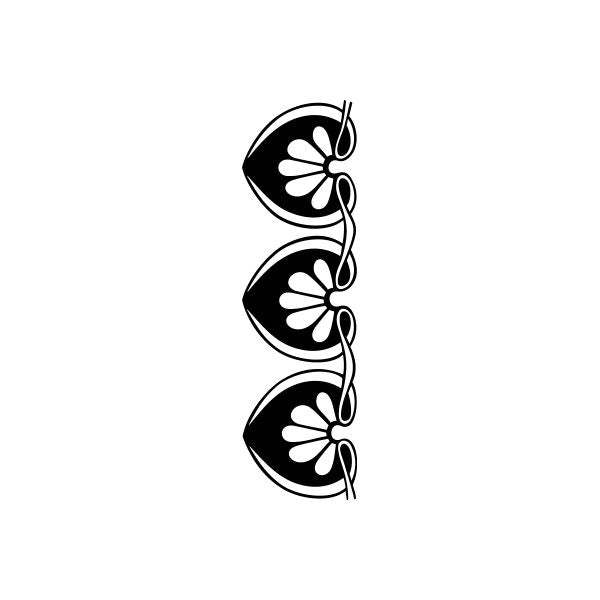 Image of Design Elements Custom Pinstripes Lines Corners Car Window Vinyl Decal Sticker Stickers 69