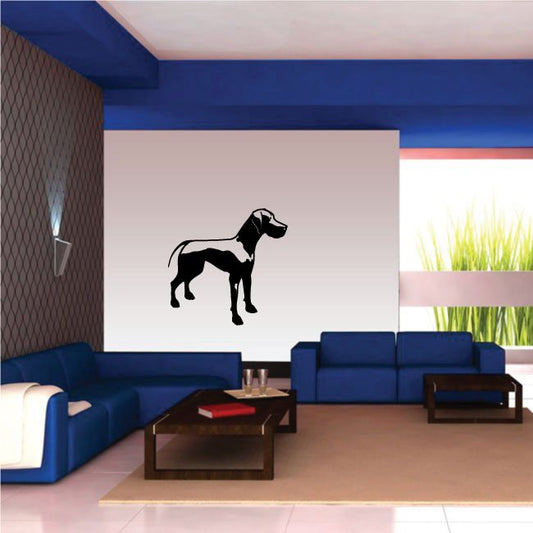 Image of Detailed Waiting Great Dane Decal