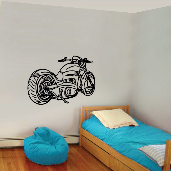 Image of Dirt Bike Wall Decal - Vinyl Decal - Car Decal - CF024