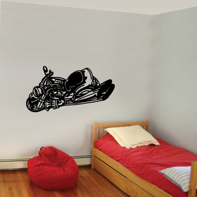 Image of Dirt Bike Wall Decal - Vinyl Decal - Car Decal - CF026