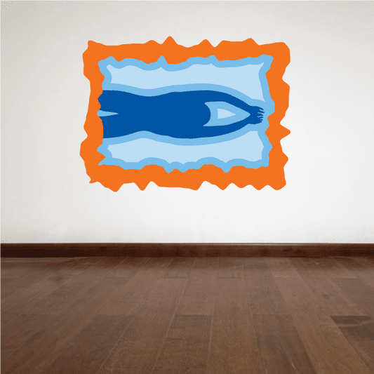 Image of Diving Wall Decal - Vinyl Sticker - Car Sticker - Die Cut Sticker - CDSCOLOR013