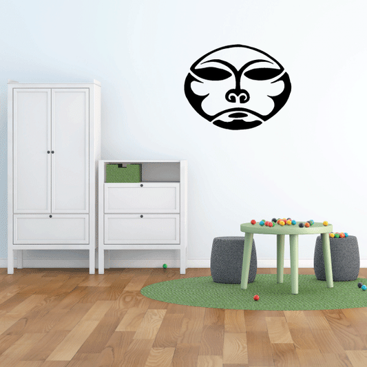 Image of Dog Moon Face Decal