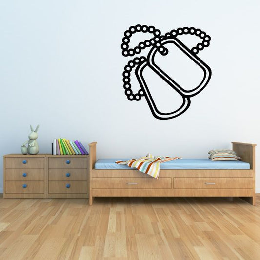 Image of Dog Tags Decal