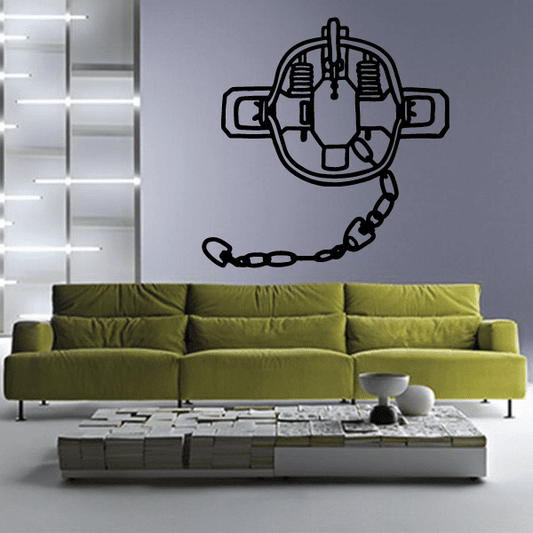 Image of Double Spring Coil Trap Decal