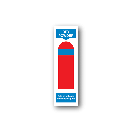 Image of Dry Powder Fire Extinguisher Sticker