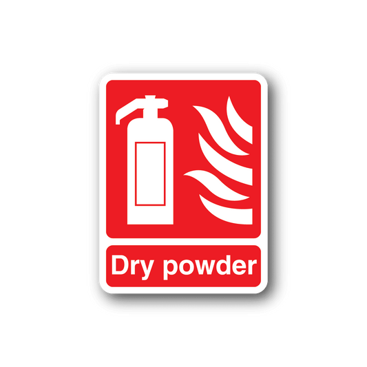 Image of Dry Powder Fire Sticker