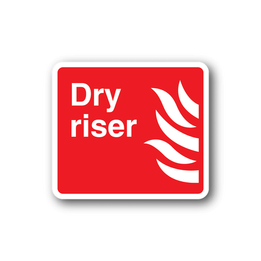 Image of Dry Riser Fire Sticker