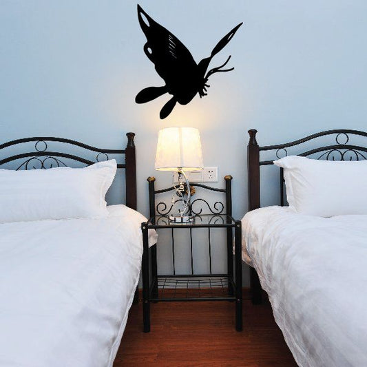 Black flying duck wall decal vinyl sticker