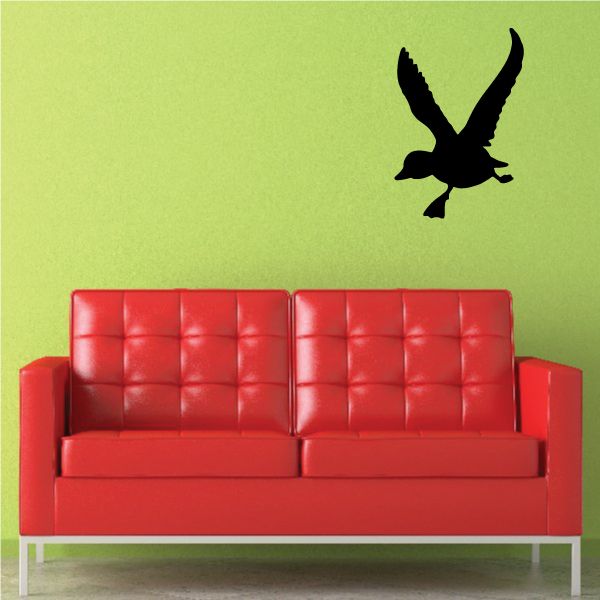 Black duck wall decal vinyl sticker silhouette