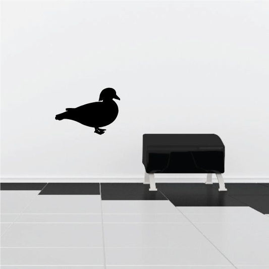 Black duck silhouette vinyl wall decal sticker