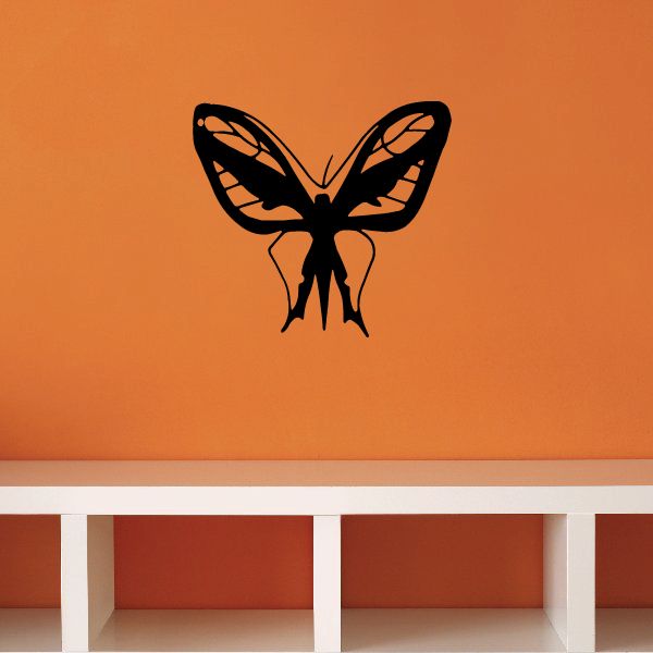 Image of Eagle Butterfly Silhoutte Decal
