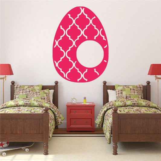 Image of Easter Egg Trellis Pattern Decal