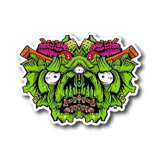 Eat Your Greens Vinyl Sticker