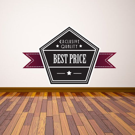 Image of Exclusive Quality Best Price - Vinyl Sticker - ColorId019