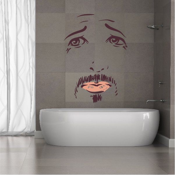Image of Face Expression Male Wall Decal - Vinyl Decal - Car Decal - Idcolor006