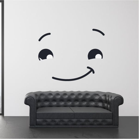 Image of Face Expression Proud Wall Decal - Vinyl Decal - Car Decal - Idcolor021